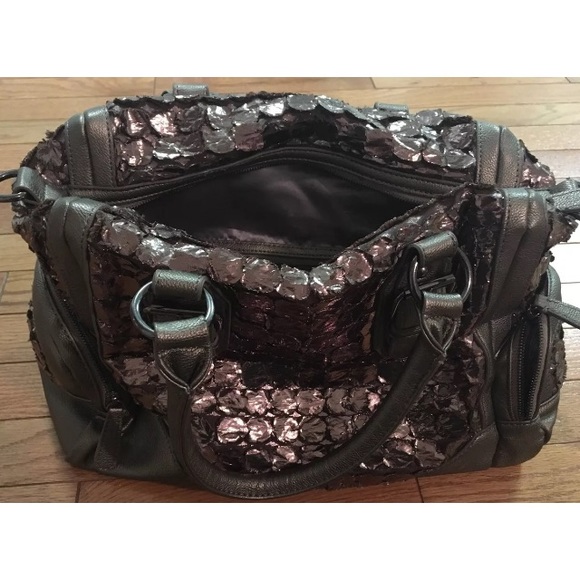 Big Buddha Handbags - MAKE AN OFFER! Big Buddha Foil Satchel Bag Purse